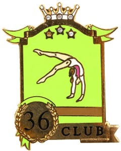 Club 36 Gymnastics Pin (new)