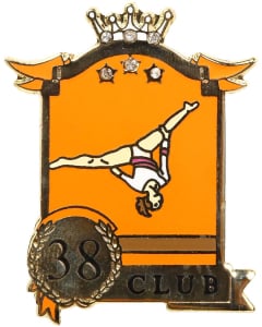 Club 38 Gymnastics Pin (New)