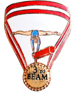 3rd Place Beam Pin - New
