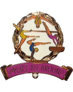 Third place All Around Gymnastics Pin