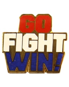 Go, Fight, Win Cheerleading Pin - 860