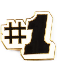 #1 Pin - 862 - Black