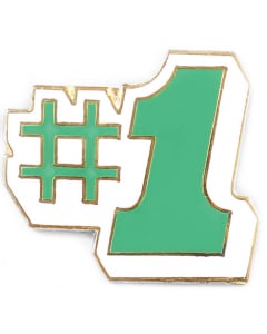 #1 Pin - 862 - Green