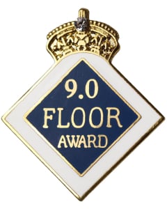 9.0 Floor Girls Gymnastics Pin - 1443