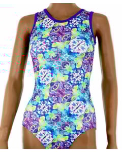 Abloom Gymnastics Leotard Front - Purple