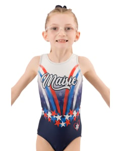 Anthem Personalized Gymnastics Leotard - Front with Name
