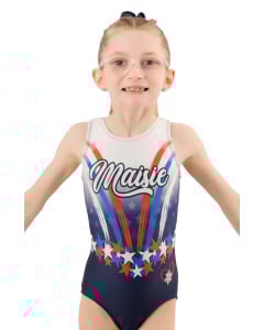 Anthem Personalized Gymnastics Leotard - Front with Name
