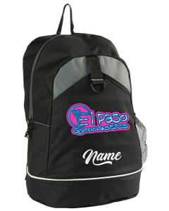 El Paso Gymnastics | Custom Gymnastics Backpack - Black
