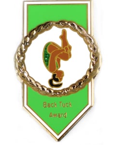 Back Tuck Award Gymnastics Pin - 1655