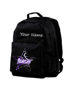 Relentless Gymnastics Backpack with Gymnast's Name - Black