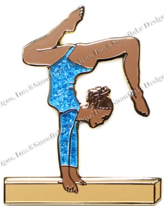 Beam Queen Gymnastics Pin - 1953