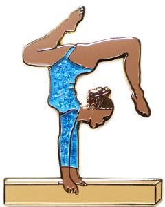 Beam Queen Gymnastics Pin - 1953