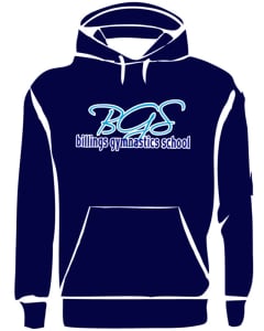Billings Gymnastics School Hooded Sweatshirt