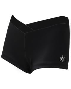 V-Belt Gymnastics Shorts | Black/Black
