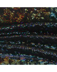 Cracked Ice Fabric Swatch | Black