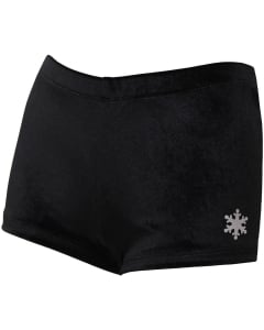 Black Velvet Gymnastics Shorts