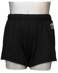 Black Men's Gymnastics Shorts - Shorter Cut