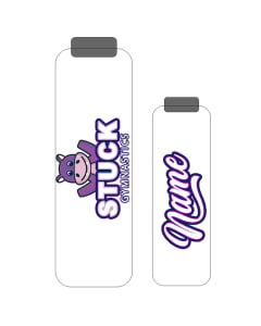 Stuck Gymnastics Personalized Water Bottle with Gymnast's Name