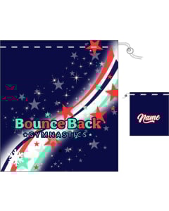 Bounce Back | Personalized Gymnastics Grip Bag - Blue