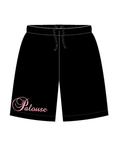 Palouse Empire Men & Boys Gymnastics Shorts - Pink Logo