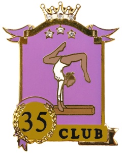 Club 35 Gymnastics Pin 1219