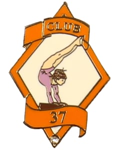 Club 37 Gymnastics Pin
