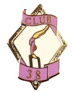 Club 38 Gymnastics Pin