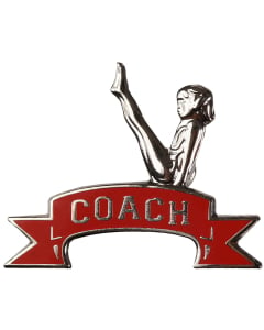 Coach Gymnastics Pin