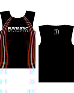 Funtastic Gymnastics Boys Compression Shirt - Black