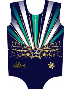 Spirits SHOWCASE Sublimated Matching Doll Leotard-2025 - Front - Lavender