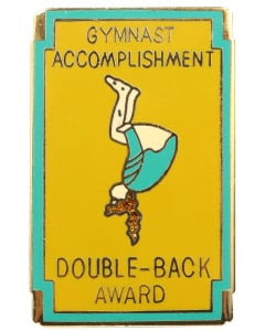 Double Back Gymnastics Pin