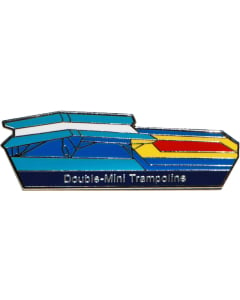 Double Mini Trampoline - Gymnastics Pin