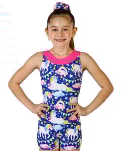 Enchanting Gymnastics Biketard for Girls