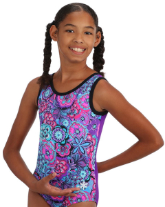 Radiance Gymnastics or Dance Leotard by Snowflake Designs NEW Blue or Pink 