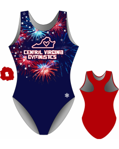 Central Virginia Gymnastics Firework Gymnastics Leotard