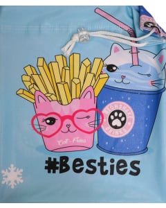 Besties Sublimated Personalized Grip Bag
