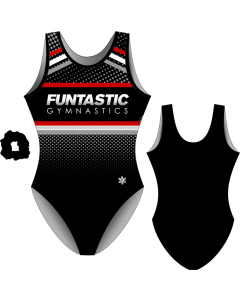 Funtastic Retro Gymnastics Leotard - Black