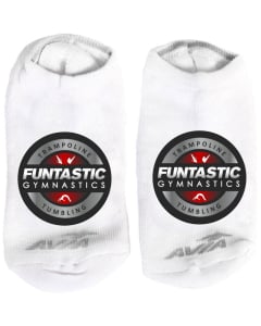 Funtastic Gymnastics Sublimated Gymnastics Socks - White