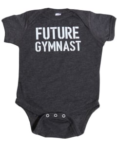 Future Gymnast Grey Onesie 