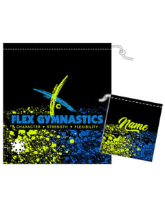 Flex Gymnastics Splatter Personalized Grip Bag