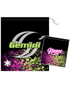 Gemini Gymnastics Splatter Personalized Grip Bag