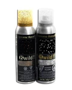 Glitter hair and body spray