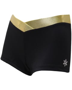 V-Belt Shorts - Black/Gold