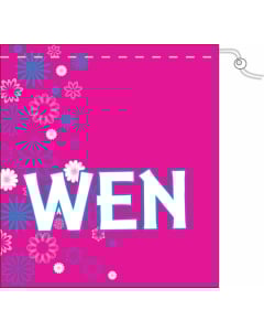 WEN Personalized Gymnastics Grip Bag - Pink - Front