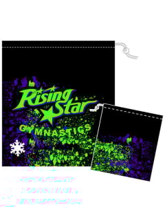Rising Star IN Splatter Personalized Grip Bag
