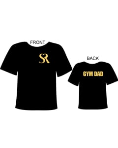 Santa Rosa Gymnastics Gym Dad Shirt - Black