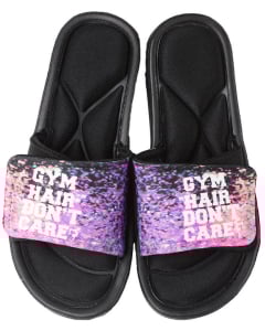 Gym Hair Don't Care - Sublimated Gymnastics Sandals