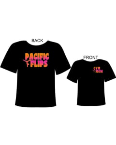 Pacific Flips Gymnastics Gym Mom Shirt - Black