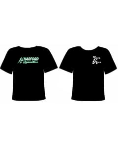 Harford Gym Mom Gymnastics Shirt | Gymnastics T-shirt - Black