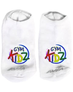 Gym Kidz Sublimated Gymnastics Socks - White